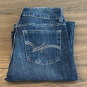 Wrangler Dark Blue Boot Cut Jeans